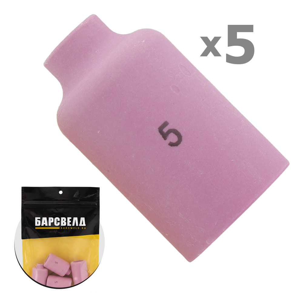 Сопло керамическое SR 17/18/26 под стандартную линзу №5 ф 8,0 мм, L=42 мм (B401P222201|B54N17-5)